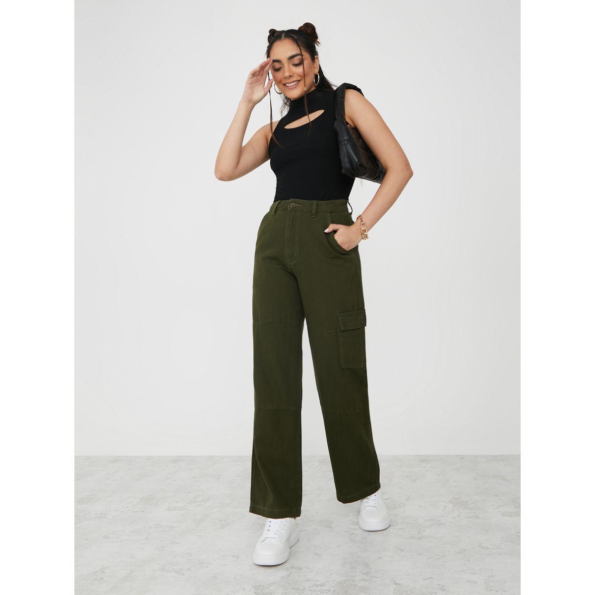 Styli Mid Rise Wide Leg Cargo Jeans-women-clothing-bottoms-jeans-image-2