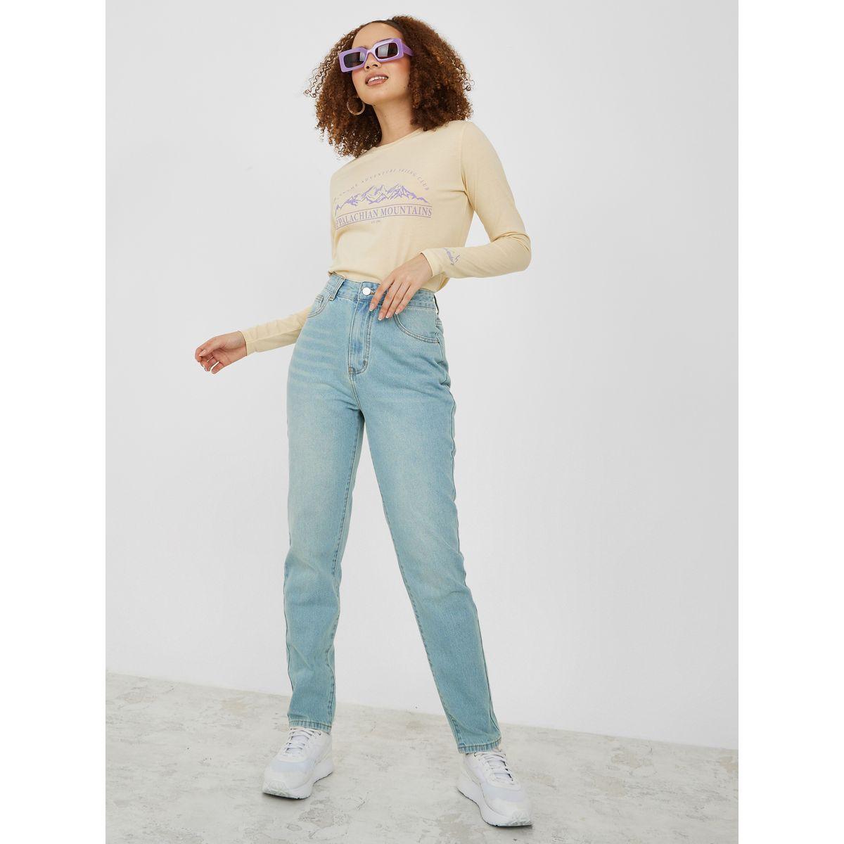 Styli High Rise Mom Fit Jeans-women-clothing-bottoms-jeans-image-2