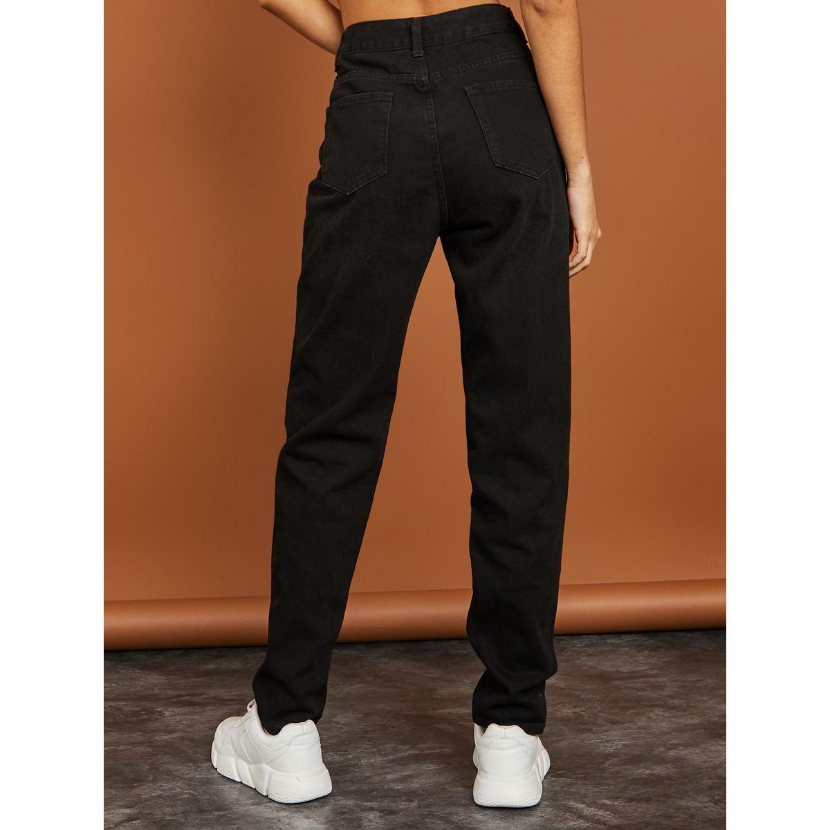 Styli High Waist Mom Fit Jeans with Pockets-women-clothing-bottoms-jeans-image-4