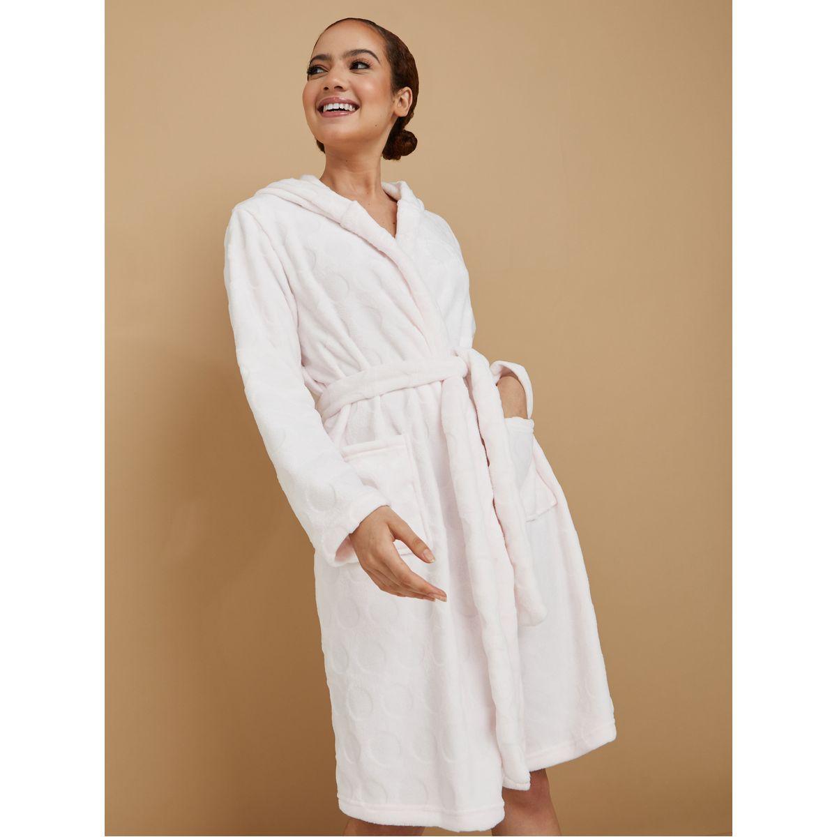 روب بطول الركبة مع قلنسوة-women-clothing-nightwear-robes-image-1