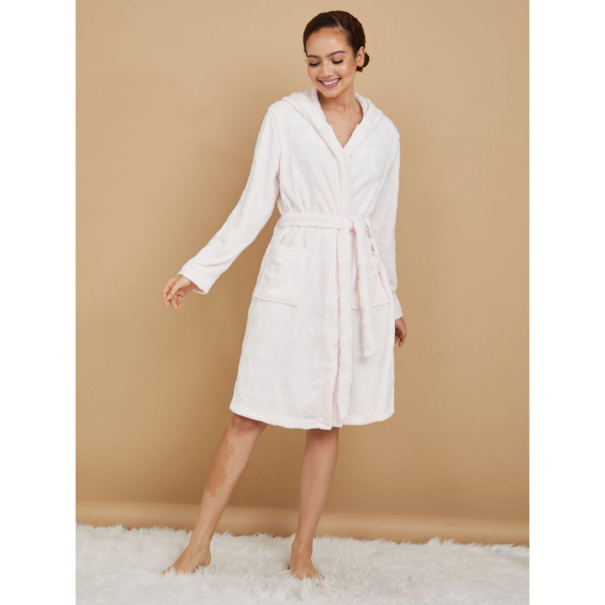 روب بطول الركبة مع قلنسوة-women-clothing-nightwear-robes-image-2