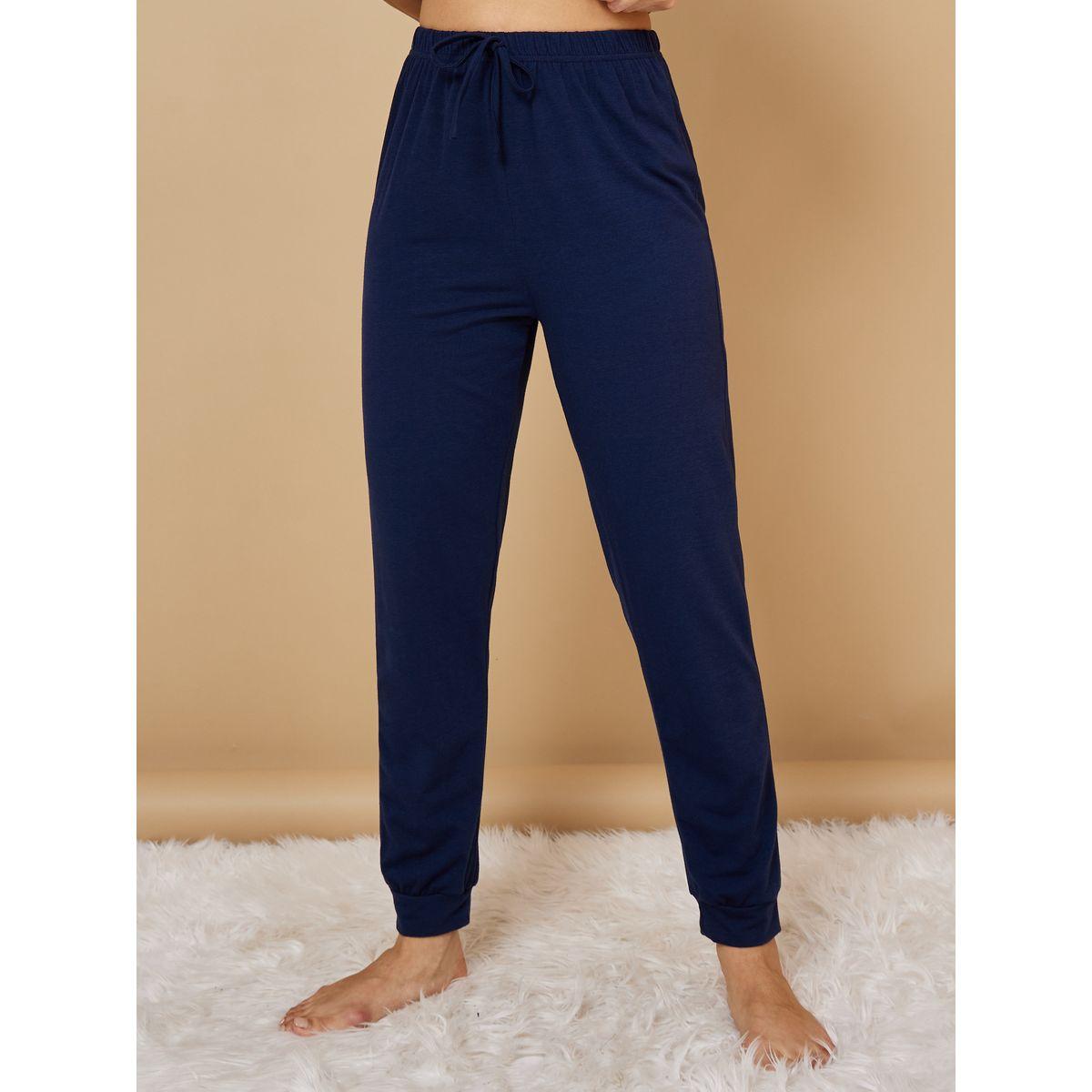 طقم بيجاما من ( تيشيرت + بنطال )-women-clothing-nightwear-pyjamas-longsets-image-4