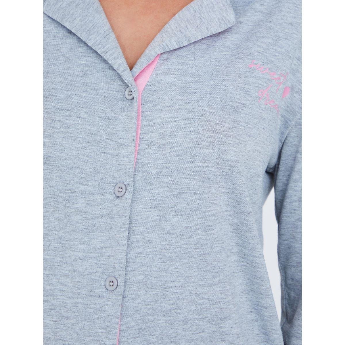 طقم بيجاما من ( بلوزة + بنطال )-women-clothing-nightwear-pyjamas-longsets-image-3