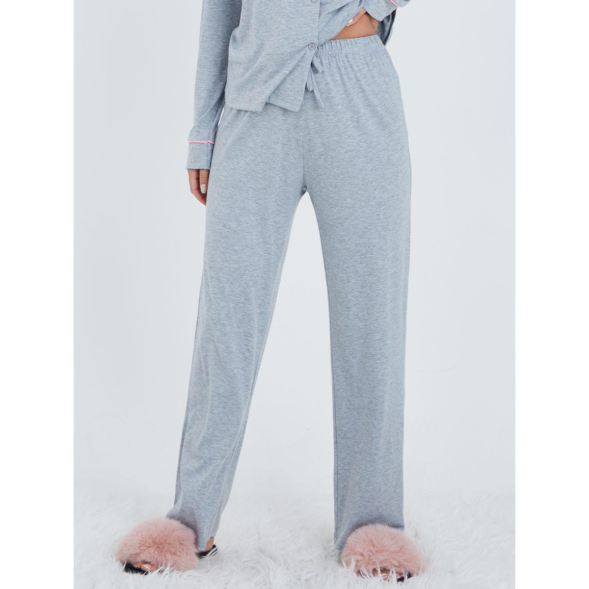 طقم بيجاما من ( بلوزة + بنطال )-women-clothing-nightwear-pyjamas-longsets-image-4