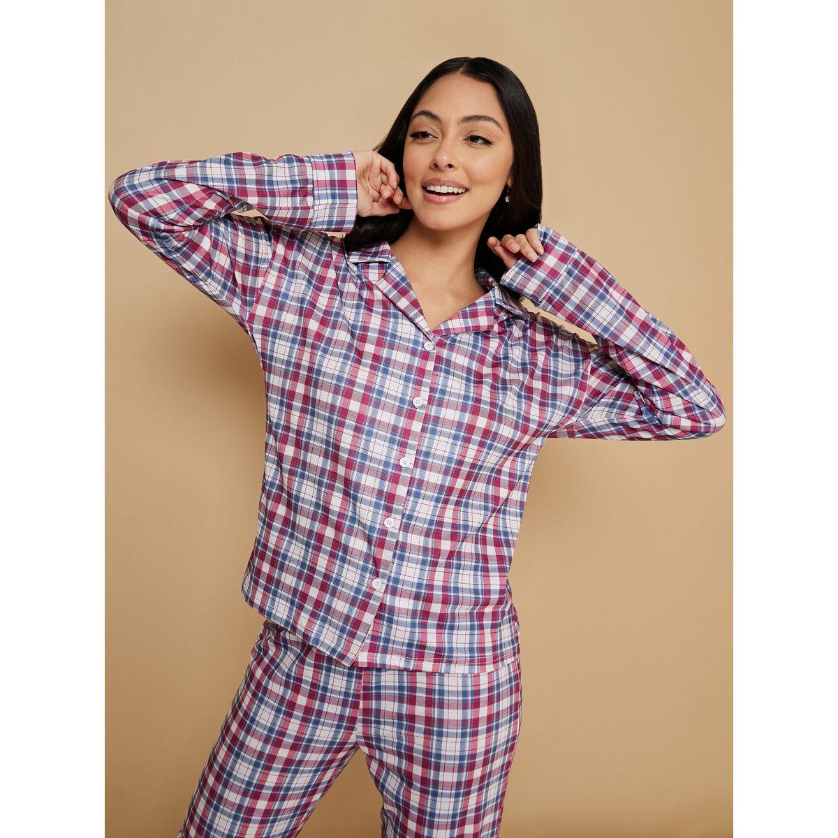 طقم بيجاما من ( بنطال + بلوزة )-women-clothing-nightwear-pyjamas-longsets-image-4