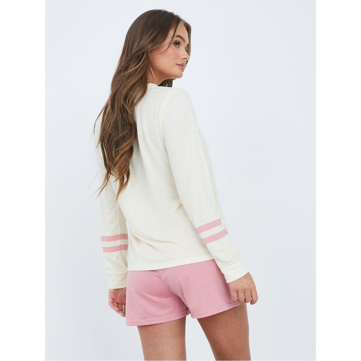 طقم بيجاما من ( بلوزة + شورت )-women-clothing-nightwear-pyjamas-shortsets-image-5