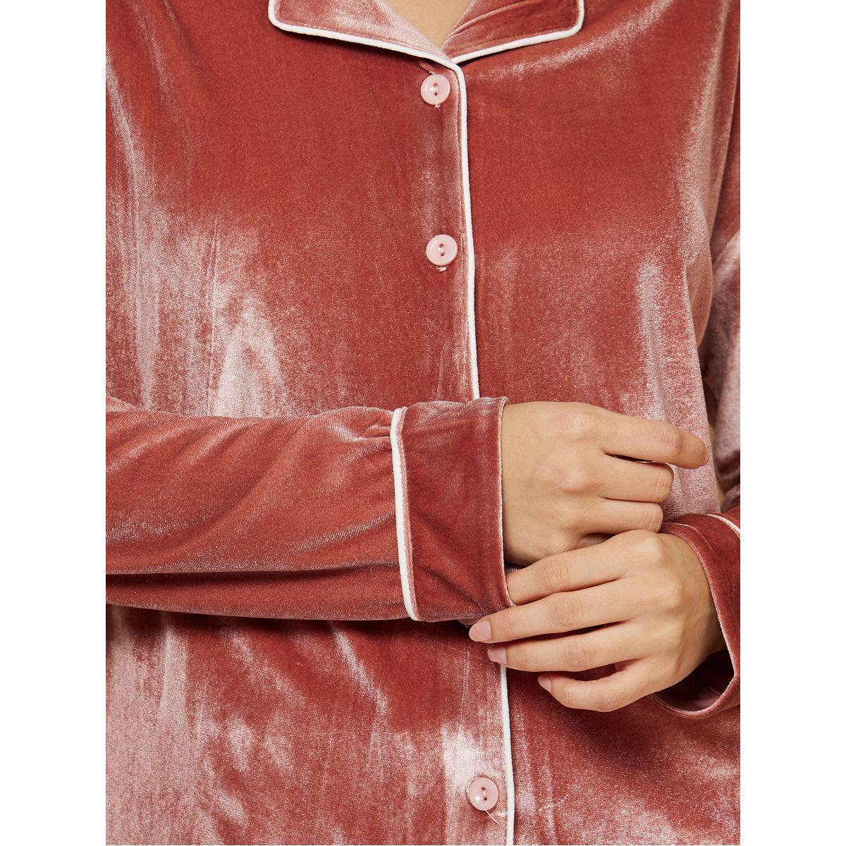 طقم بيجاما من ( بلوزة + بنطال )-women-clothing-nightwear-pyjamas-longsets-image-4