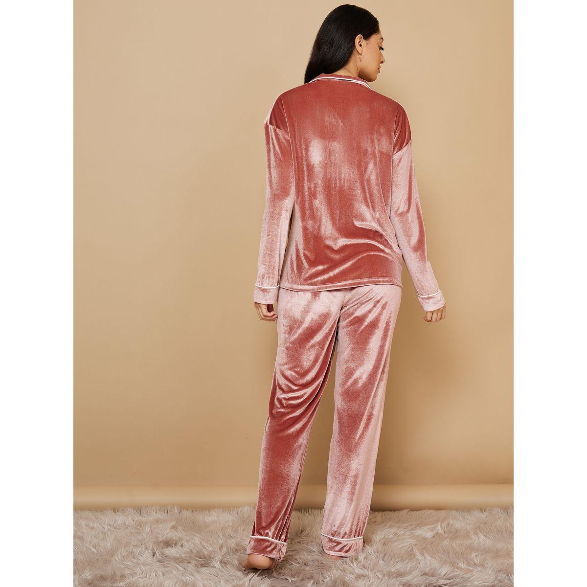 طقم بيجاما من ( بلوزة + بنطال )-women-clothing-nightwear-pyjamas-longsets-image-6