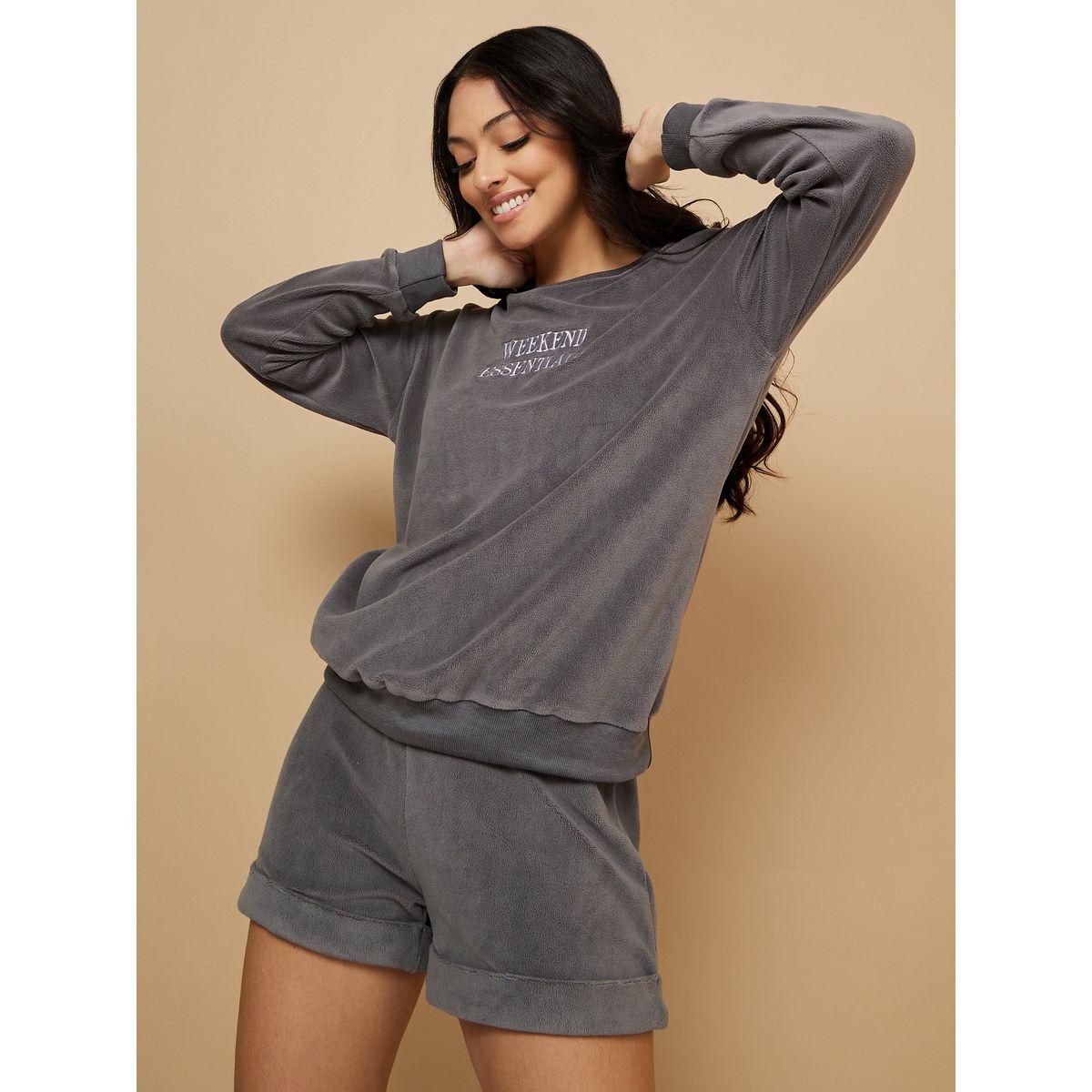 طقم من ( شورت + بلوزة )-women-clothing-coordsets-image-3
