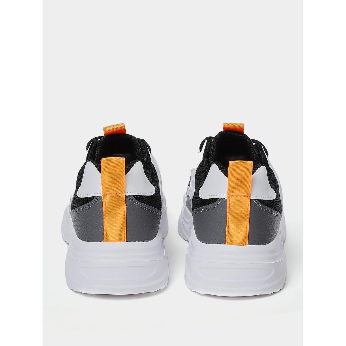 Styli Textured Chunky Sole Lace Up Sneakers-men-shoes-sneakers-image-3