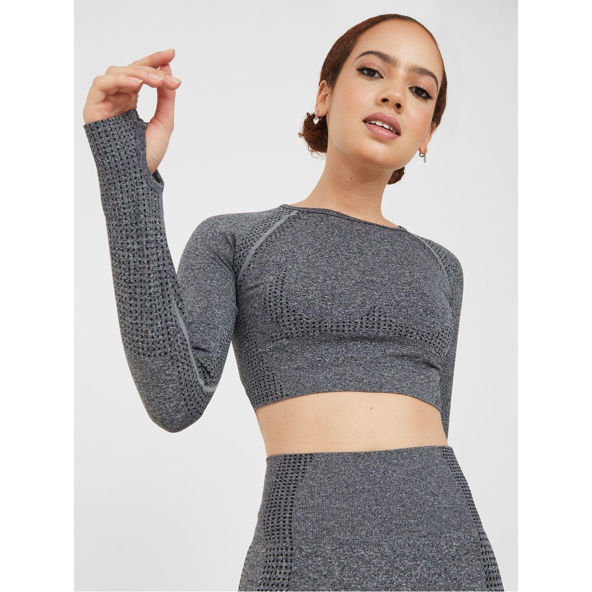 طقم رياضي من ( ليقنز + بلوزة )-women-clothing-sportswearandactivewear-trackpantsandtracksuits-image-2