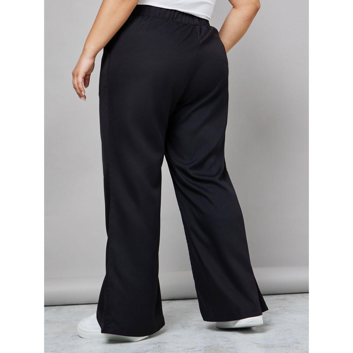 Styli Plus High Waist Woven Wide Leg Trouser-women-clothing-bottoms-joggers-image-4