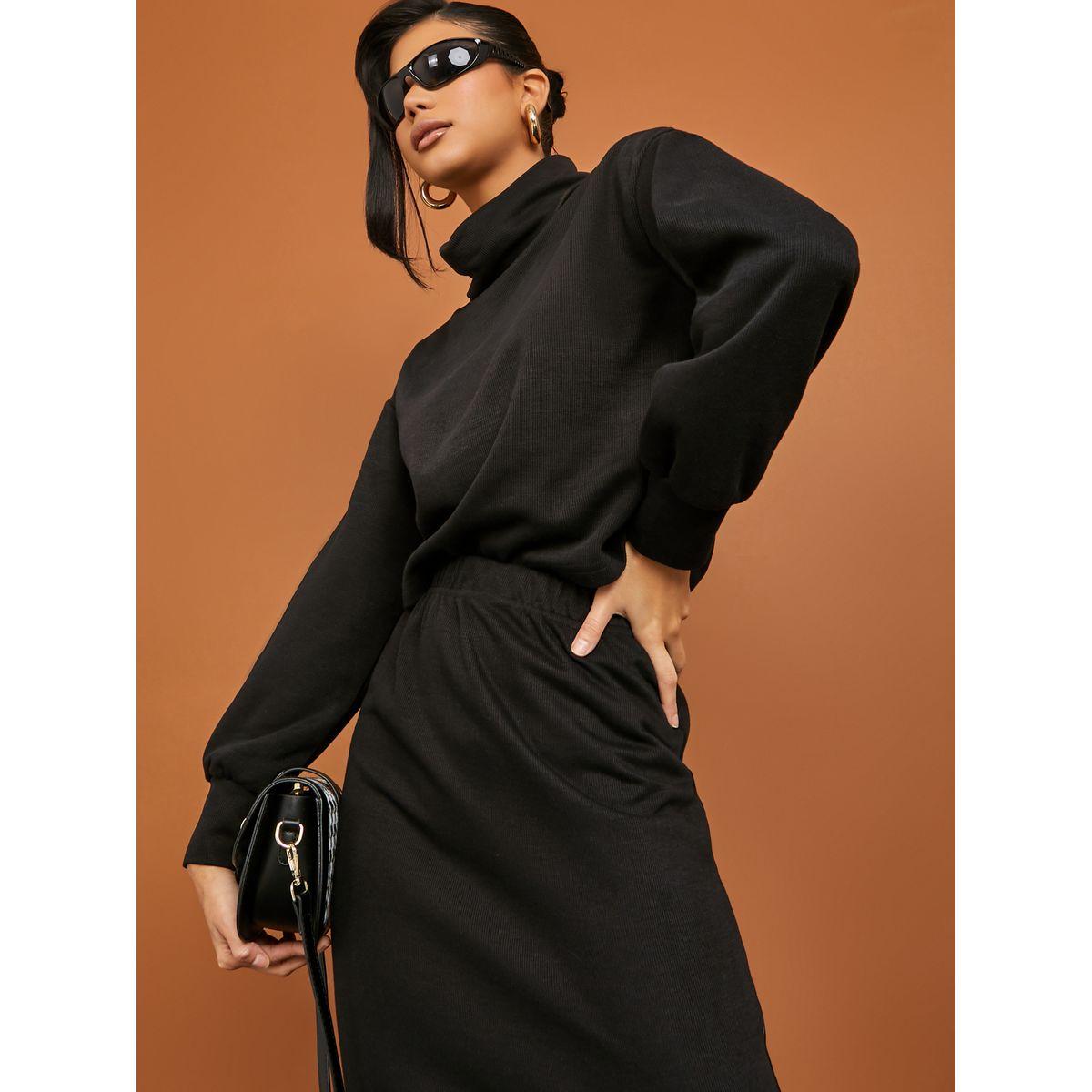 طقم منسق من ( تنورة + بلوزة )-women-clothing-coordsets-image-2