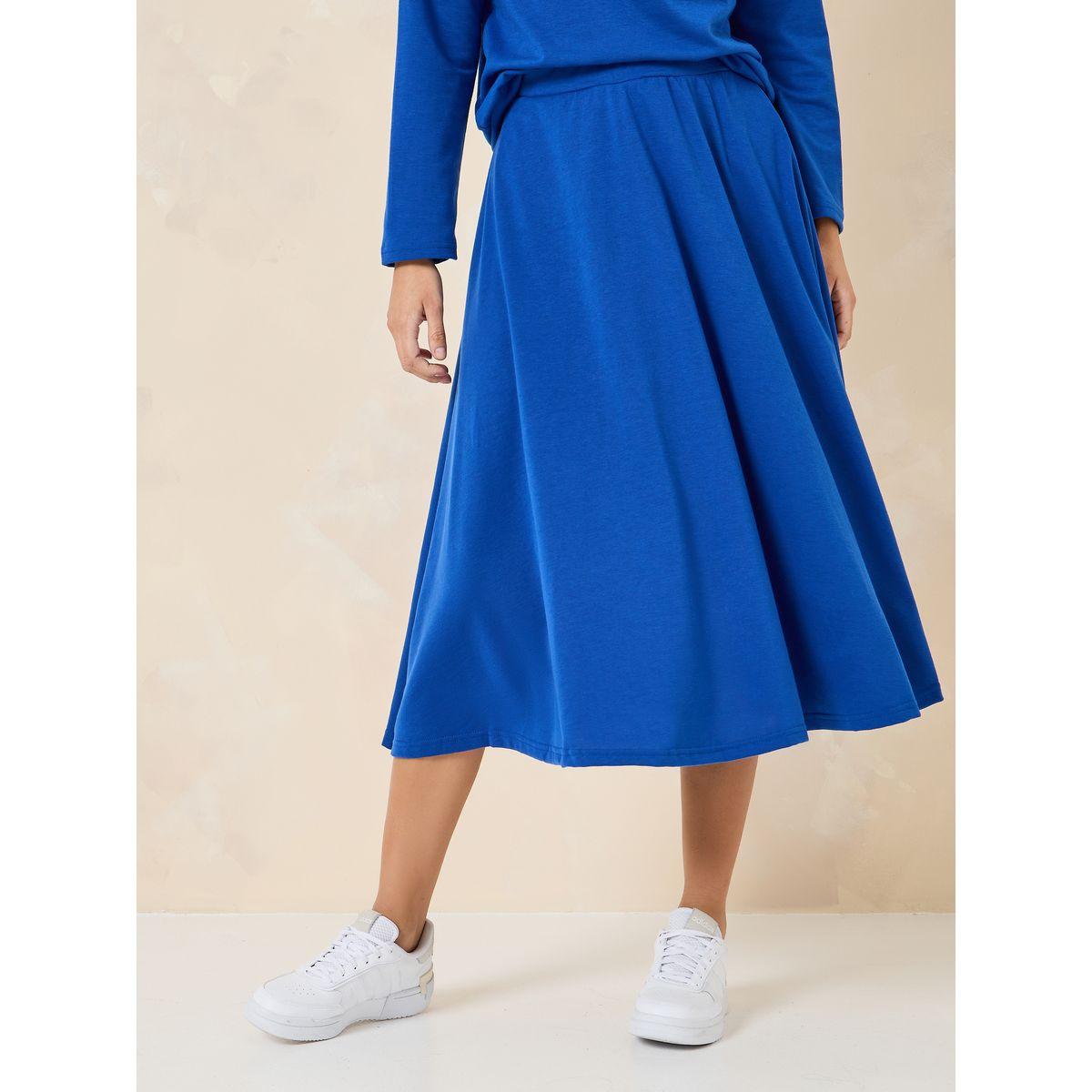 Styli Long Sleeves Hoodie & Midi Skirt Co-Ord Set-women-clothing-coordsets-image-3