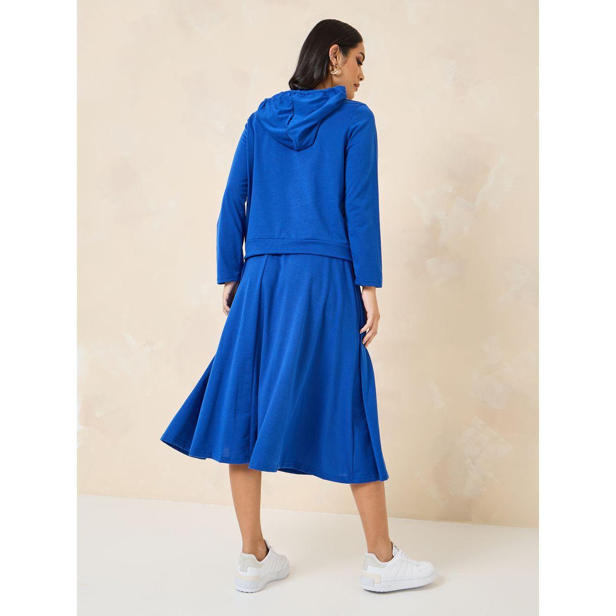 Styli Long Sleeves Hoodie & Midi Skirt Co-Ord Set-women-clothing-coordsets-image-5