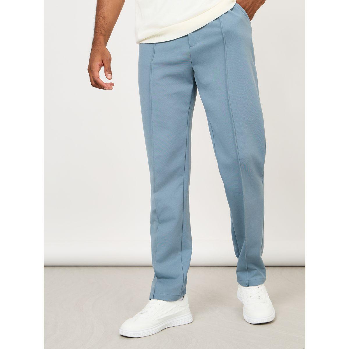Styli Front Pintuck Knit Trousers-men-clothing-bottoms-trousersandchinos-trousers-image-1