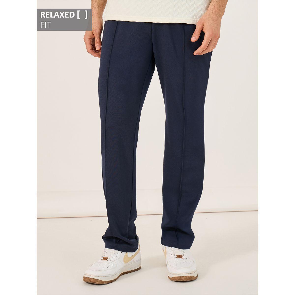 Styli Front Pintuck Mid Rise Relaxed Fit Pants-men-clothing-bottoms-trousersandchinos-trousers-image-1