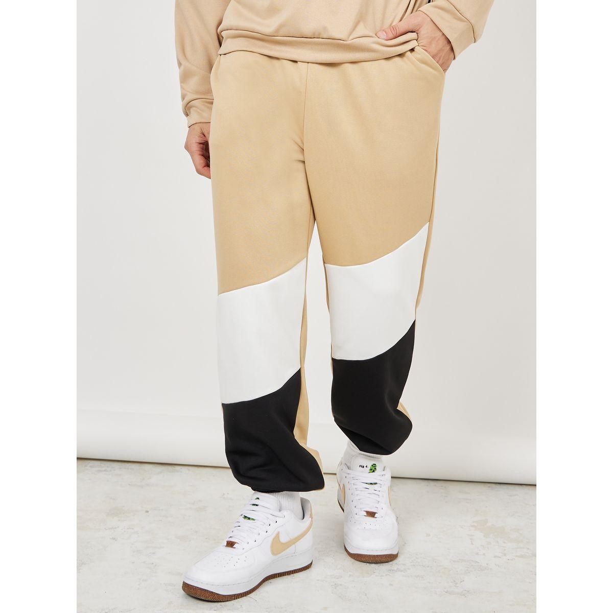 Styli Twin Spiral Colorblock Oversized Jogger-men-clothing-bottoms-joggers-image-1