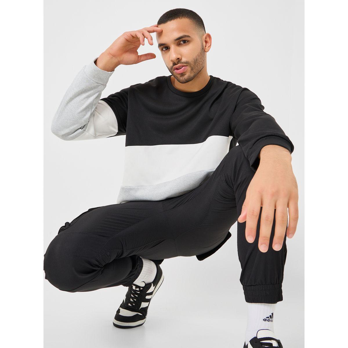 Styli Colorblock Oversized Sweatshirt-men-winterwear-hoodiesandsweatshirts-image-1