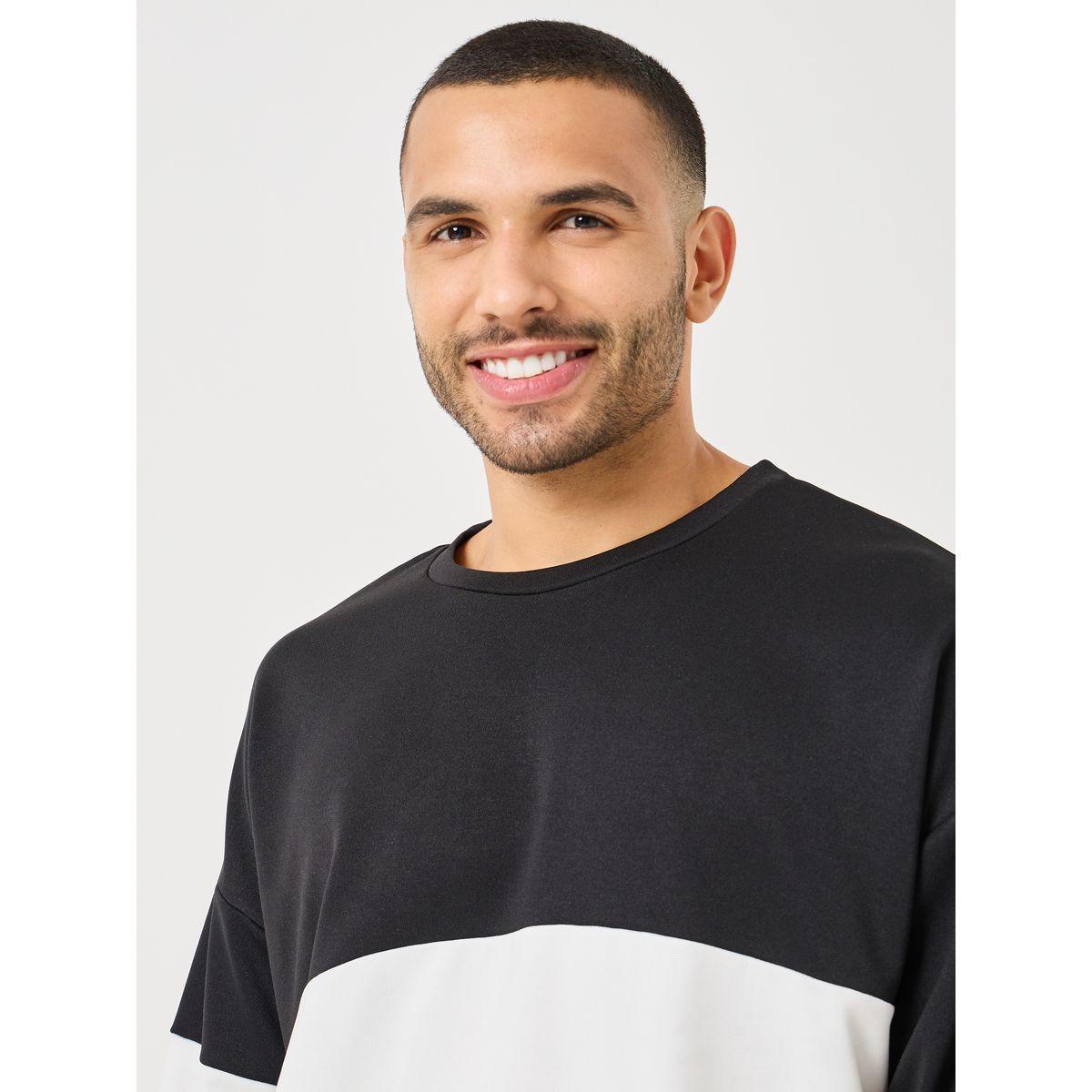 Styli Colorblock Oversized Sweatshirt-men-winterwear-hoodiesandsweatshirts-image-4