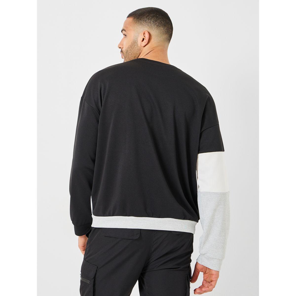 Styli Colorblock Oversized Sweatshirt-men-winterwear-hoodiesandsweatshirts-image-5