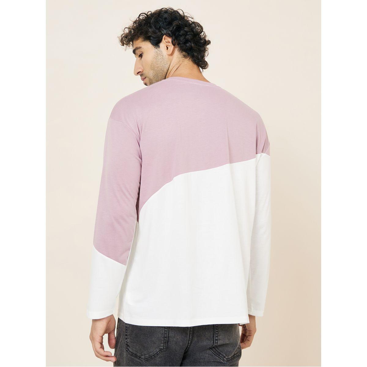 Styli Long Sleeve Colorblock Oversized T-Shirt-men-clothing-tshirtsandpolos-tshirts-image-4