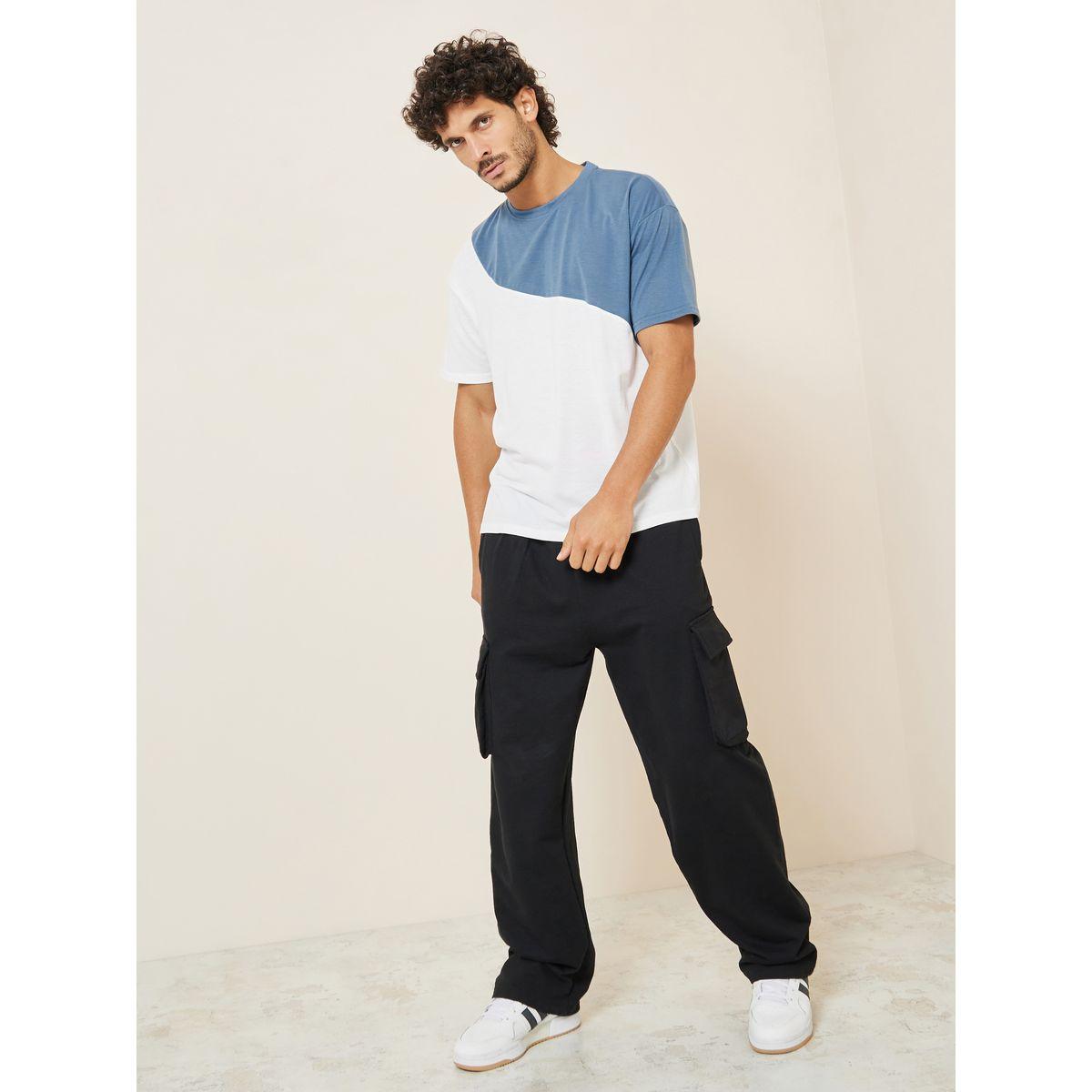 Styli Short Sleeves Colorblock Oversized T-Shirt-men-clothing-tshirtsandpolos-tshirts-image-2
