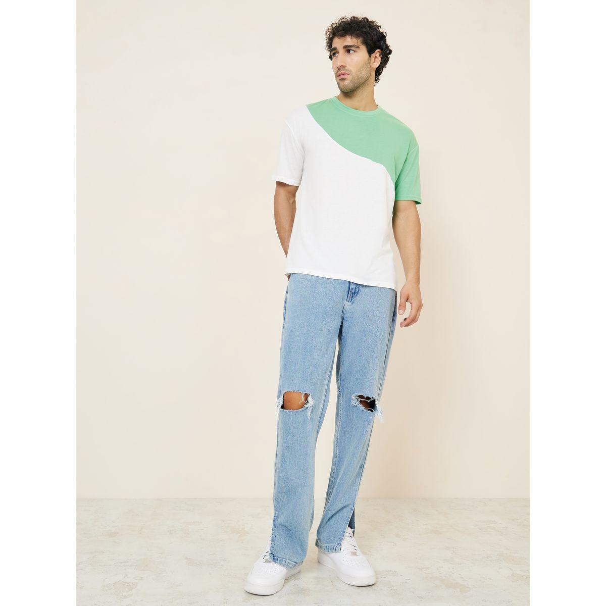 Styli Short Sleeves Colorblock Oversized T-Shirt-men-clothing-tshirtsandpolos-tshirts-image-2