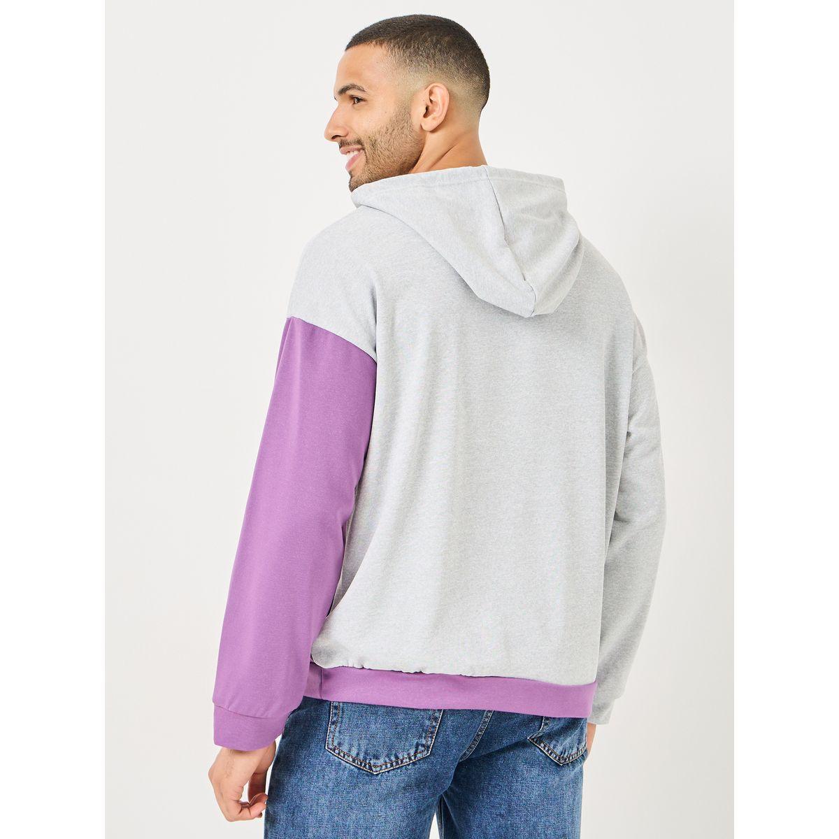 Styli Twin Spiral Colorblock Oversized Hoodie-men-winterwear-hoodiesandsweatshirts-image-4