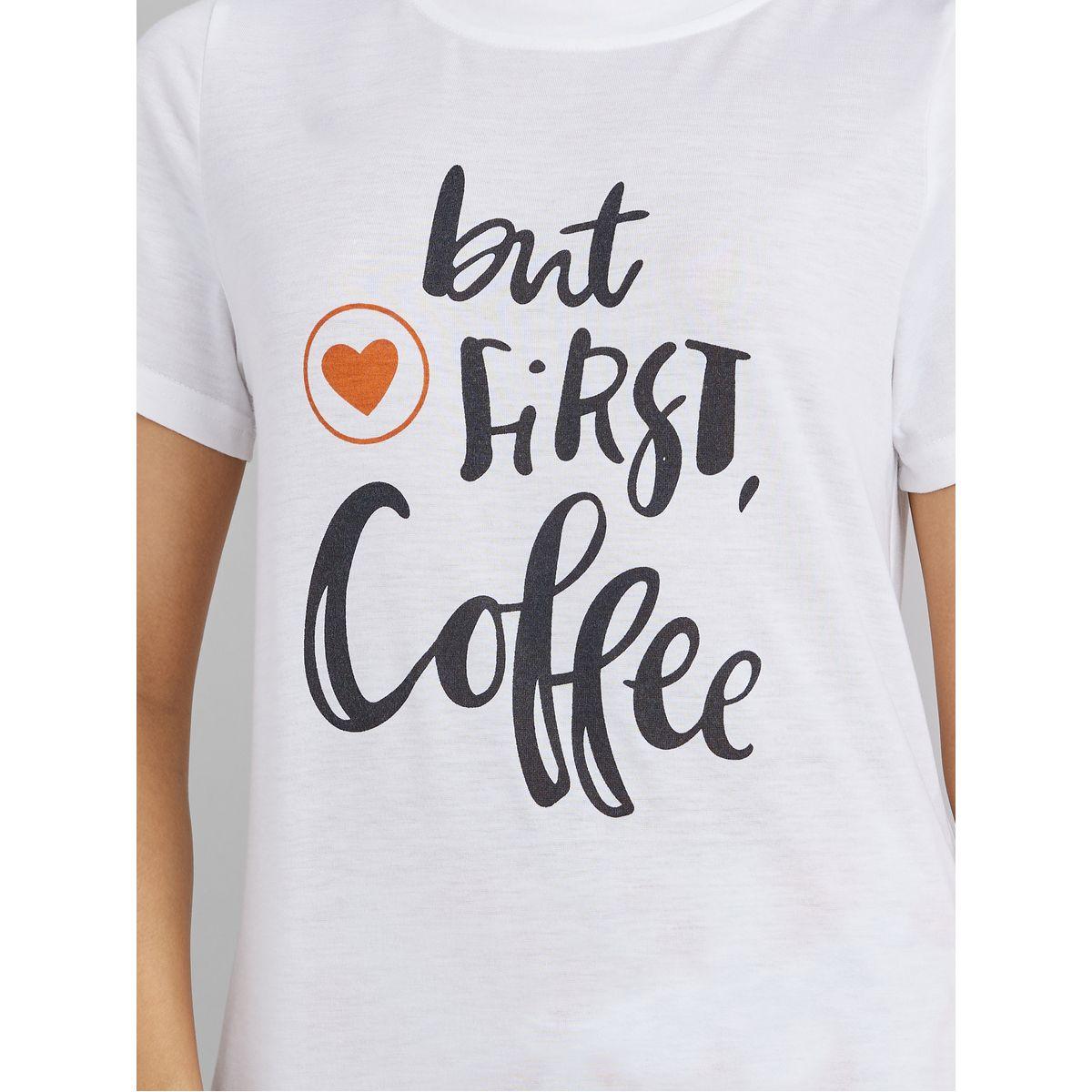 Styli Unwind But First Coffee Slogan T-shirt and Shorts Set-women-clothing-nightwear-pyjamas-shortsets-image-4