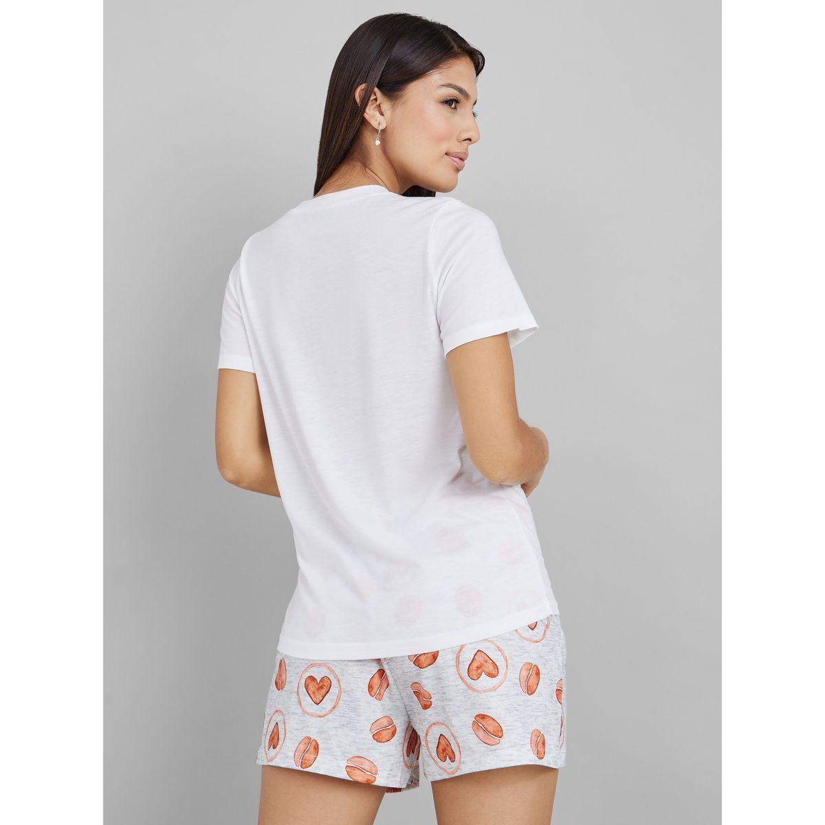 طقم من ( شورت + تيشيرت )-women-clothing-nightwear-pyjamas-shortsets-image-6