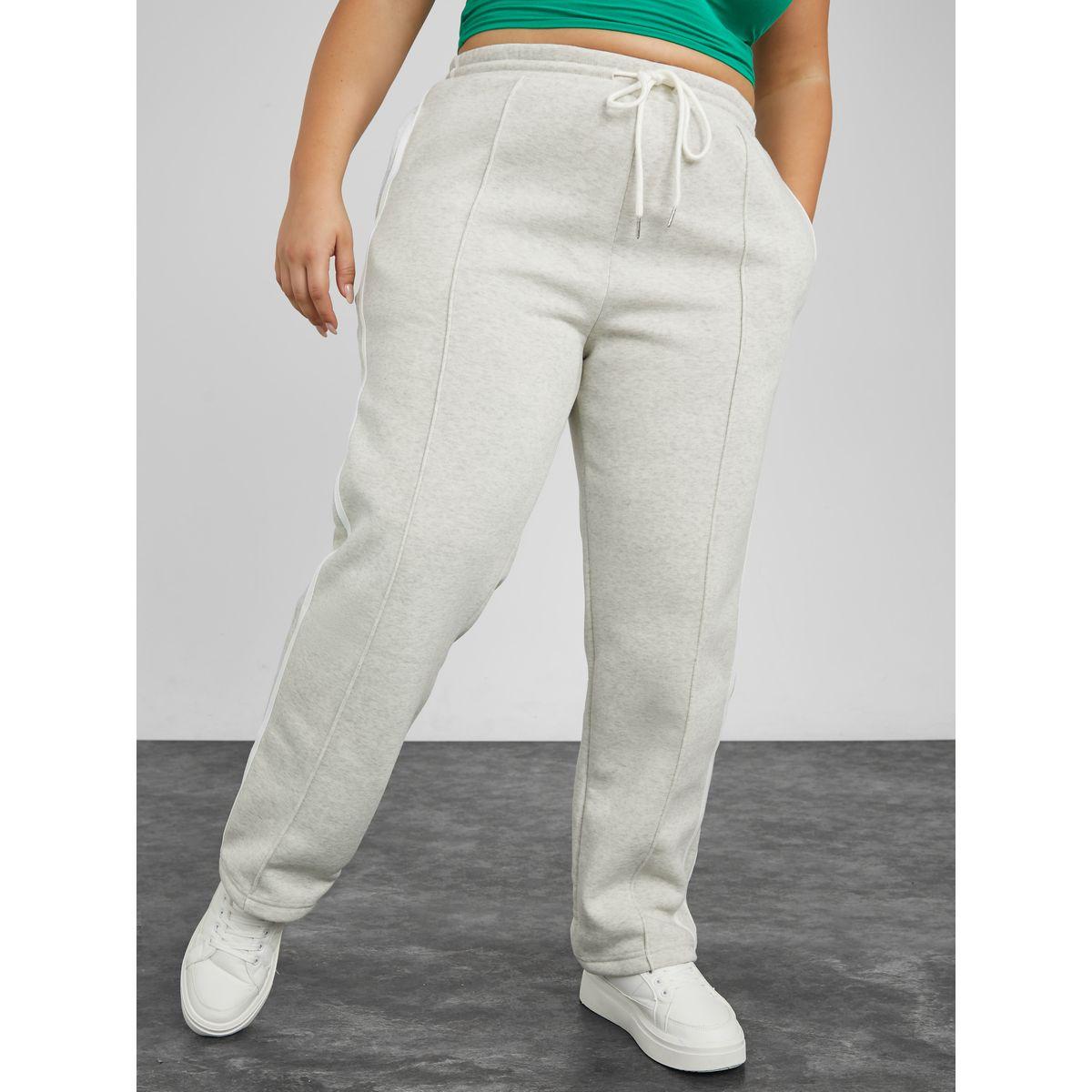 Styli Plus High Waist Side Stripe Straight Leg Jogger-women-clothing-bottoms-joggers-image-1