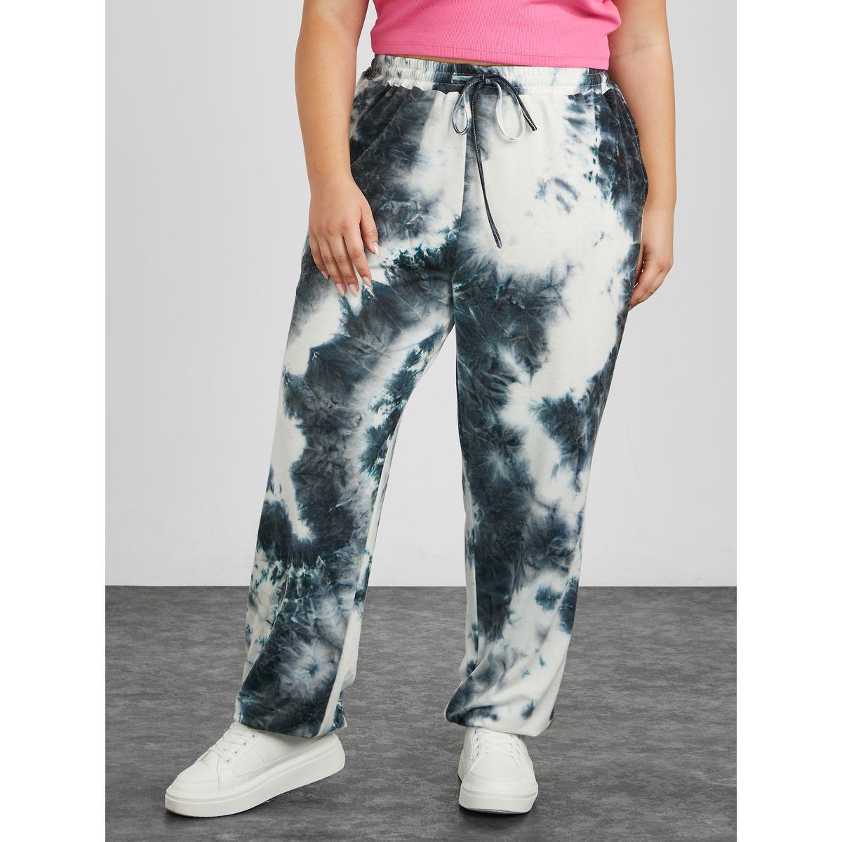 Styli Plus High Waist Tie & Dye Relaxed Fit Jogger-women-clothing-bottoms-joggers-image-1