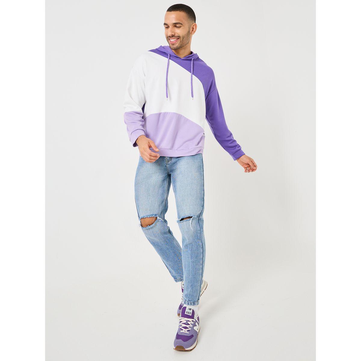 Styli Drop Shoulder Colorblock Oversized Hoodie-men-winterwear-hoodiesandsweatshirts-image-2