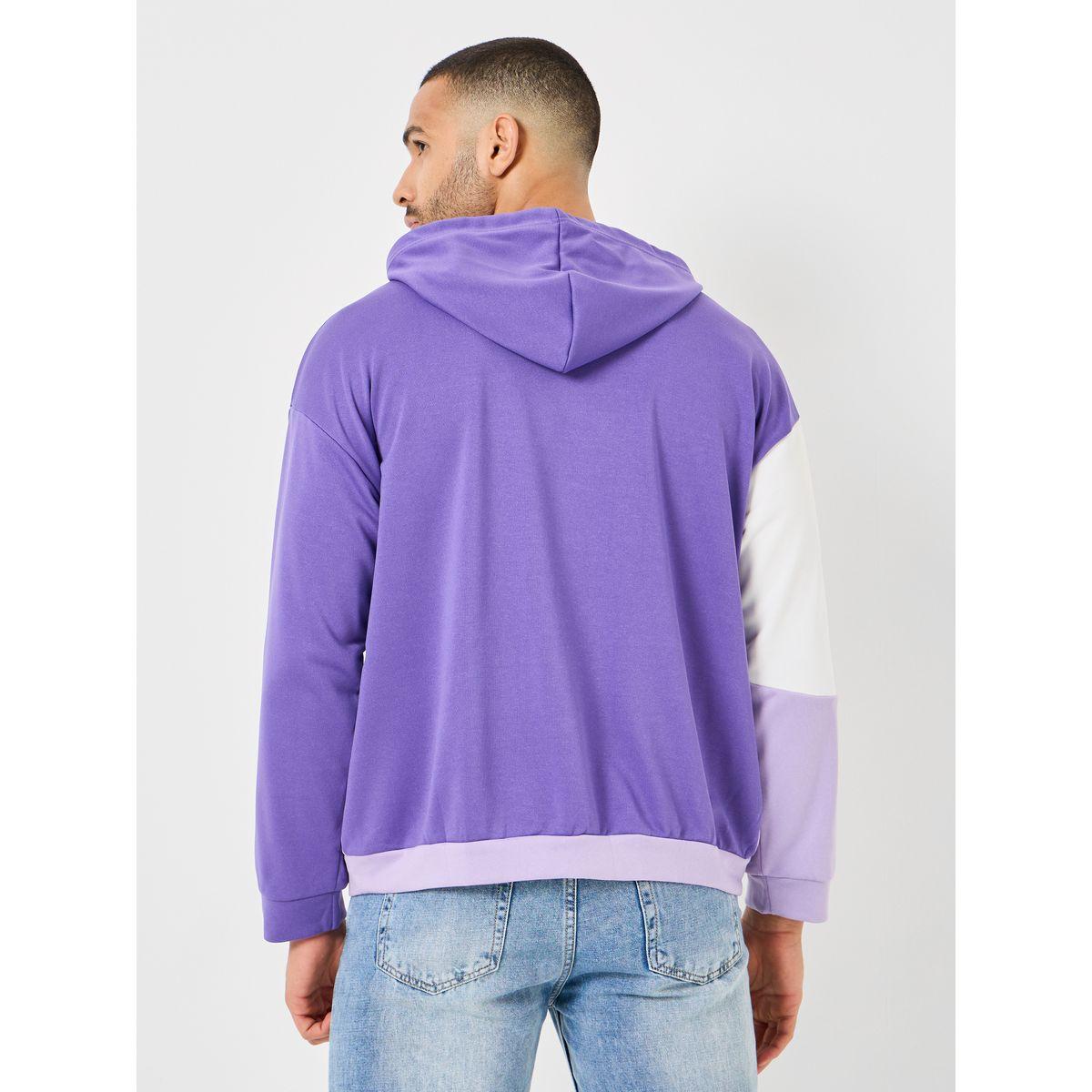 Styli Drop Shoulder Colorblock Oversized Hoodie-men-winterwear-hoodiesandsweatshirts-image-5