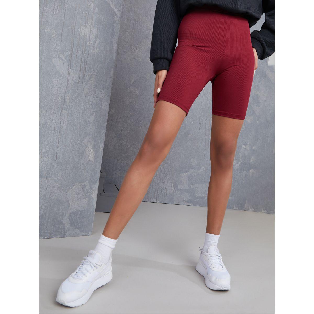 شورت رياضي بخصر عالي-women-clothing-bottoms-shorts-image-2