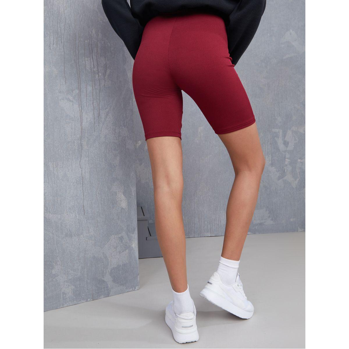 شورت رياضي بخصر عالي-women-clothing-bottoms-shorts-image-4