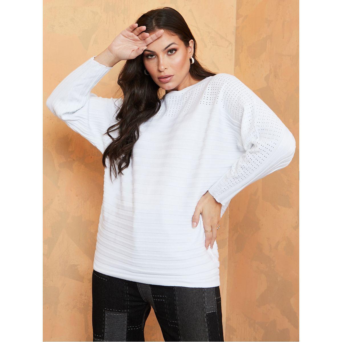 Styli Regular Length Textured Regular Fit Sweater-women-clothing-cardigansandjumpers-jumpers-image-4