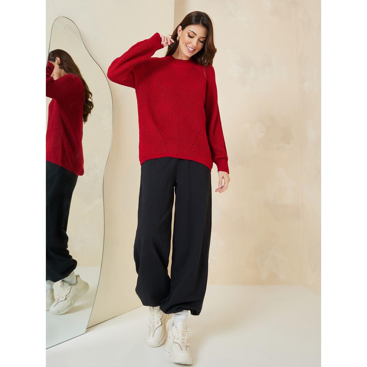 Styli Regular Length High Neck Regular Fit Sweater-women-clothing-cardigansandjumpers-jumpers-image-2
