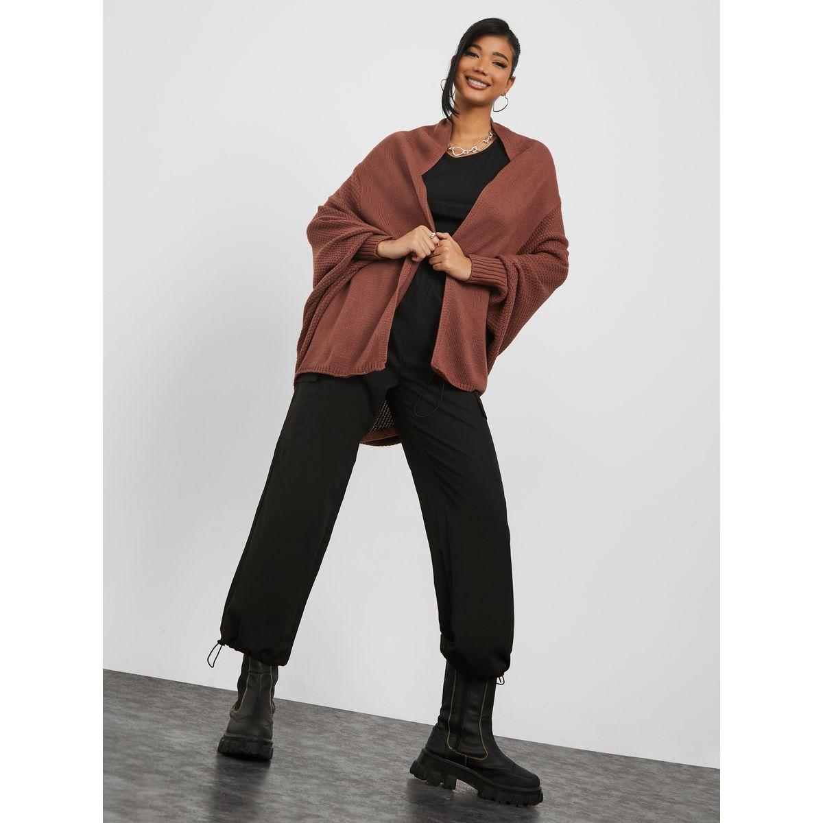 كارديغان طويل مفتوح من الامام-women-winterwear-cardigansandjumpers-cardigans-image-2