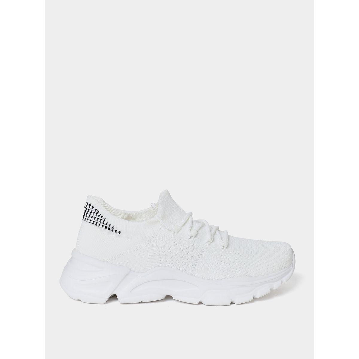 Styli Textile Knitted Upper Sneakers-women-shoes-sneakers-image-1