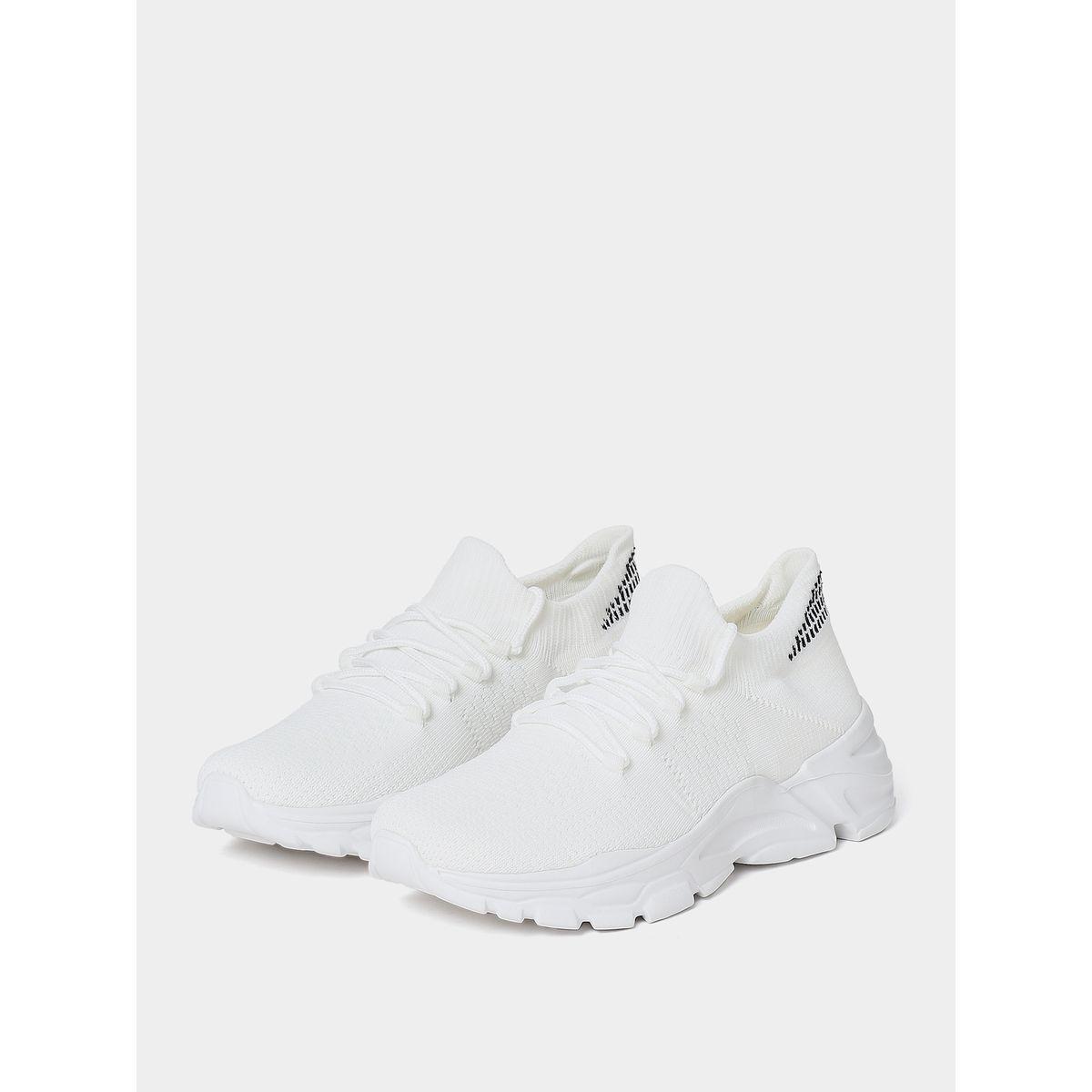 Styli Textile Knitted Upper Sneakers-women-shoes-sneakers-image-3