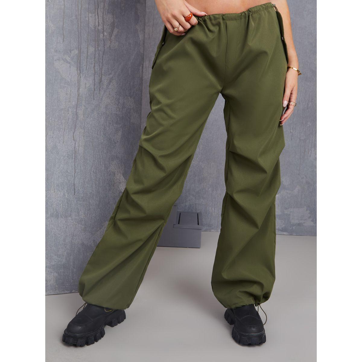Styli Oversized Cargo Trouser with Drawcord Waistband-women-clothing-bottoms-trousers-image-1