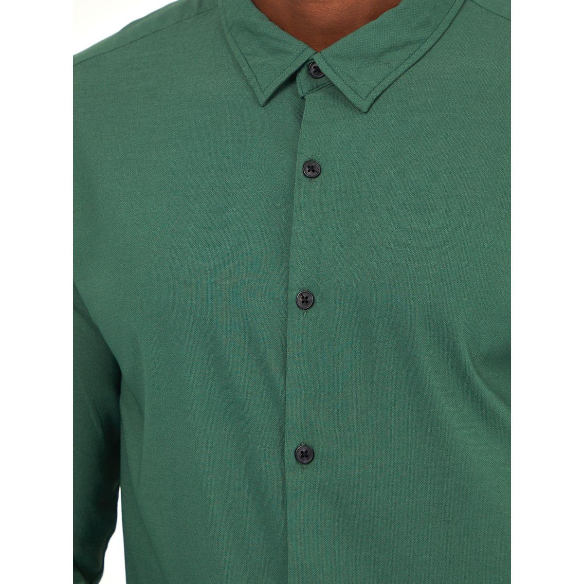 Styli Full Button Solid Slim Fit Shirt-men-clothing-shirts-image-3