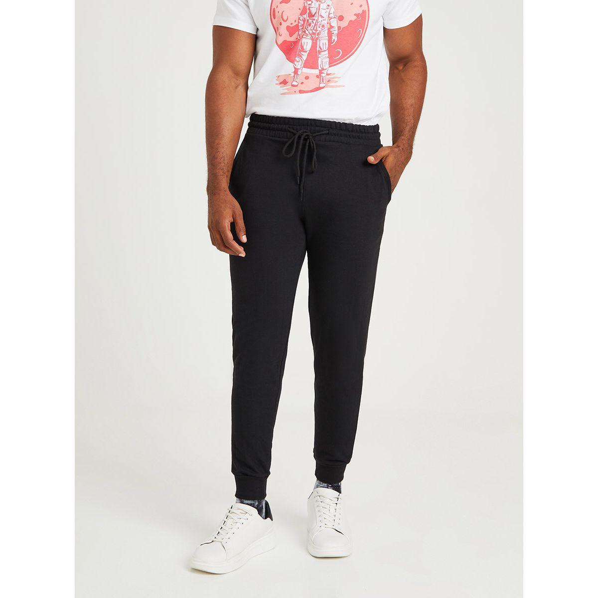 Styli Pack of 2 - Solid French Terry Slim Fit Jogger-men-clothing-bottoms-joggers-image-6