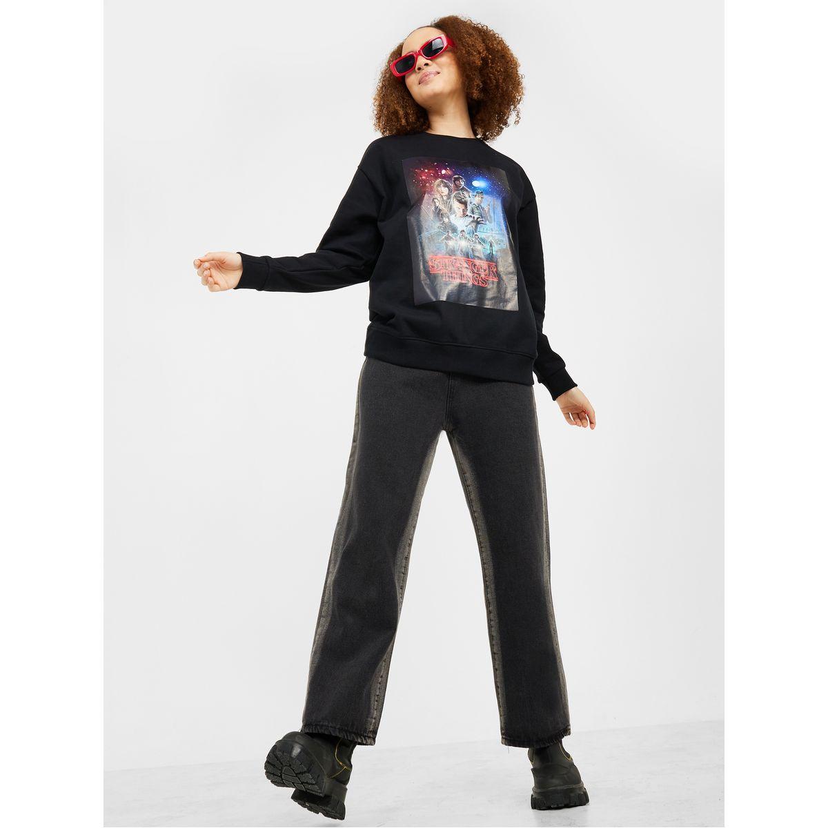 سويت شيرت مطبع بطبعة جرافيك-women-clothing-hoodiesandsweatshirts-sweatshirts-image-2