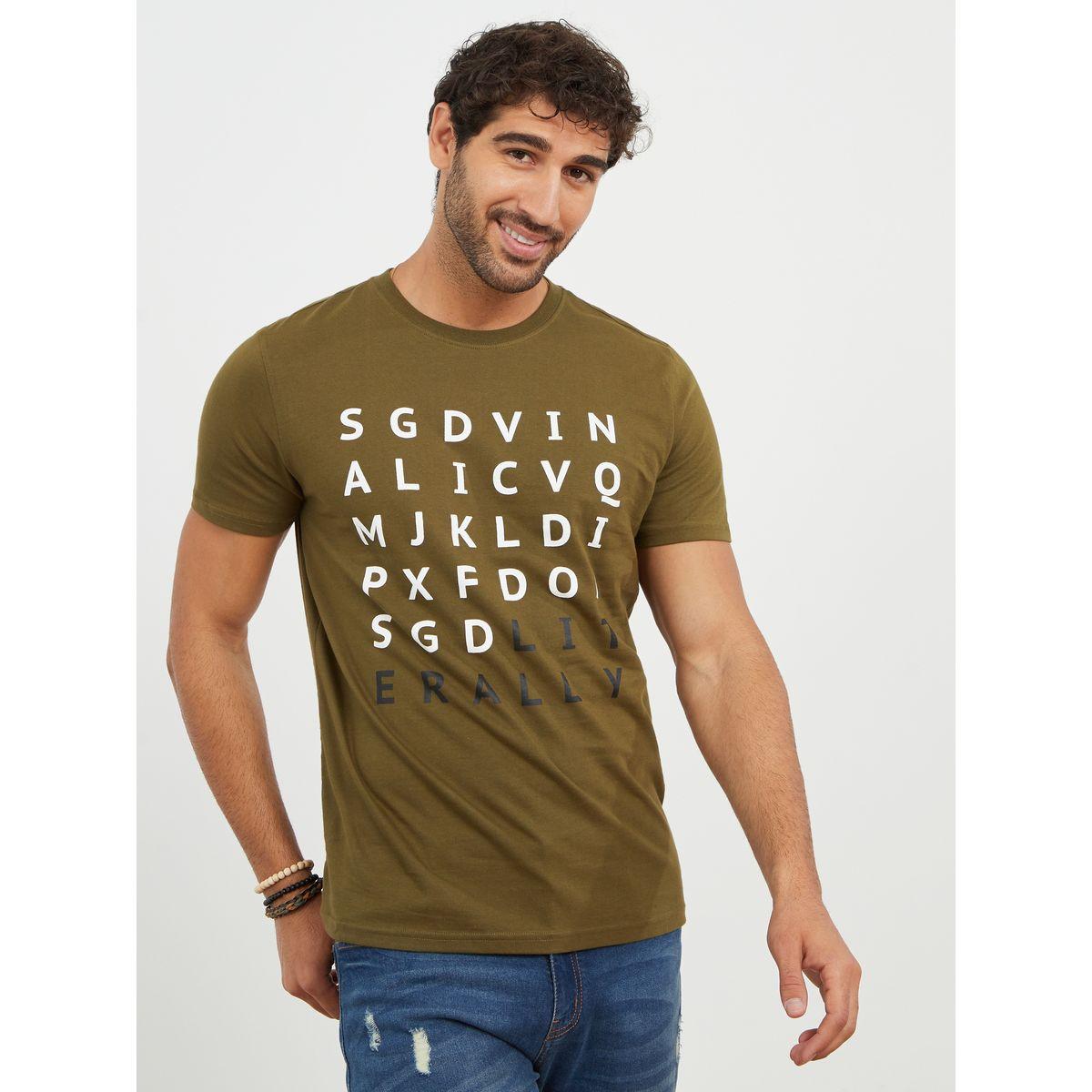 Styli Pack of 2 - Slogan Print Regular Fit T-shirt-men-clothing-tshirtsandpolos-tshirts-image-6