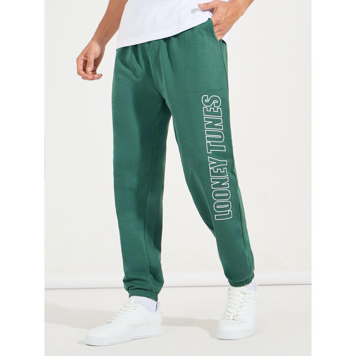 Styli Looney Tunes Character Print Pocket Detail Oversized Joggers-men-clothing-bottoms-joggers-image-1