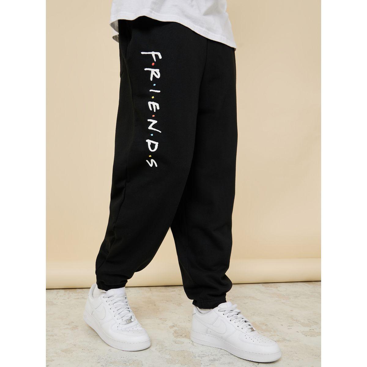 Styli F.R.I.E.N.D.S Side Placement Print Oversized Jogger-men-clothing-bottoms-joggers-image-1