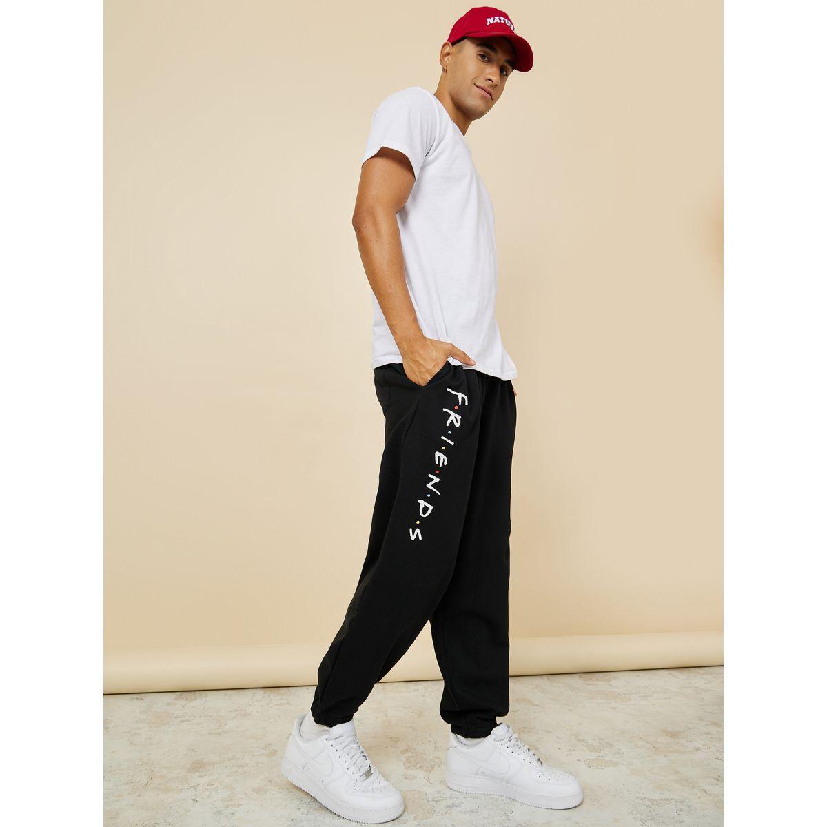 Styli F.R.I.E.N.D.S Side Placement Print Oversized Jogger-men-clothing-bottoms-joggers-image-2